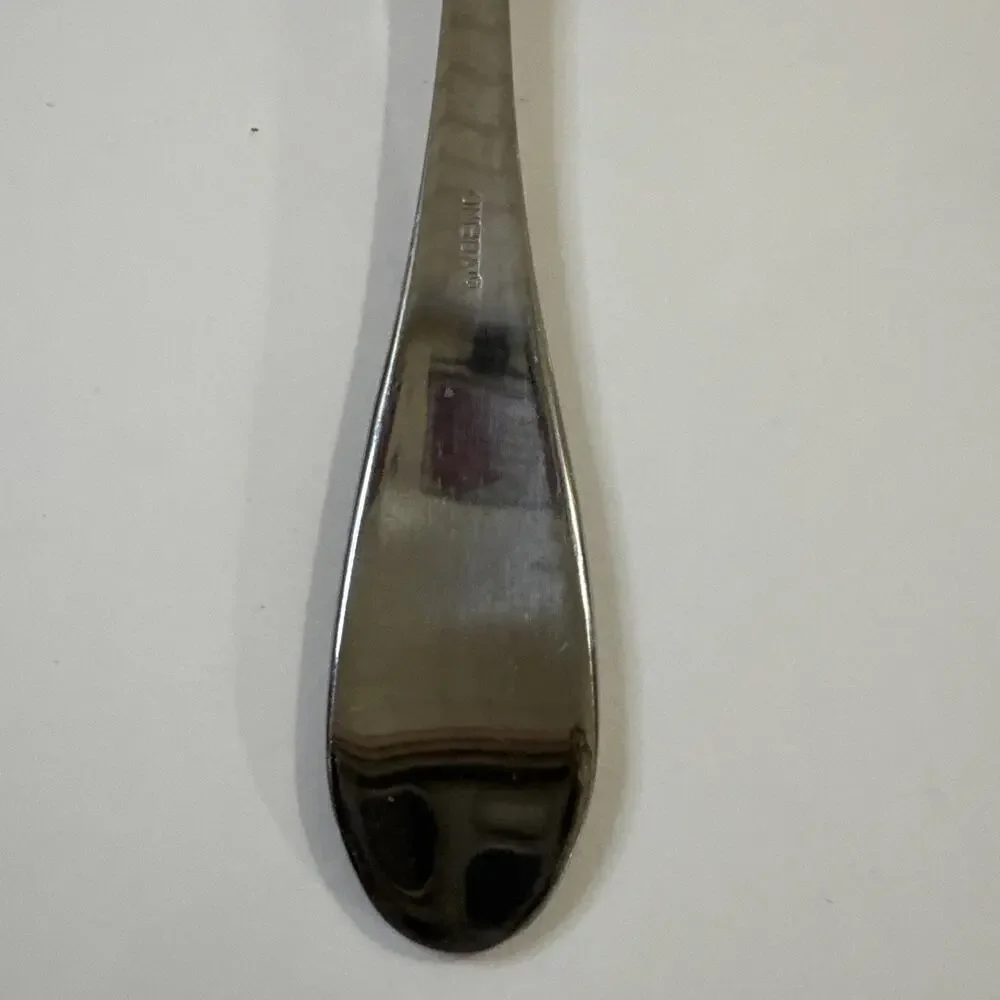 8 Oneida Stainless Avondale Soup TableSpoonsFlatware Rope Bands